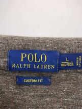 POLO RALPH LAUREN◆ポロシャツ/L/コットン/BRW_画像3