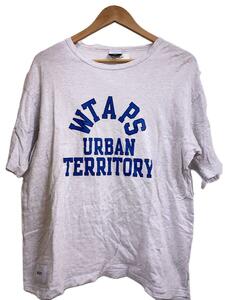 WTAPS◆Tシャツ/1/コットン/GRY/181ATDT-CSM04S