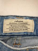 JOURNAL STANDARD relume◆ボトム/38/デニム/インディゴ/無地_画像4