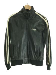 Schott◆CLASSIC RACER JKT/レザージャケット・ブルゾン/M/羊革/BLK/3181027