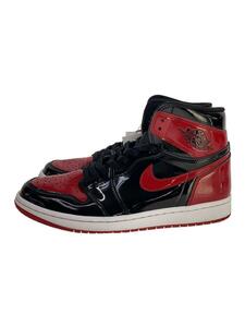 NIKE◆Air Jordan 1 High OG Patent Bred(エアジョーダン1)/27.5cm/RED-BLK