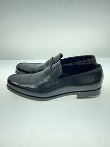 LOUIS VUITTON◆ローファー/UK7.5/M/BLK/レザー