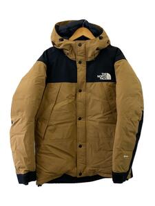 THE NORTH FACE◆MOUNTAIN DOWN JACKET_マウンテンダウンジャケット/XL/ナイロン/BEG/無地