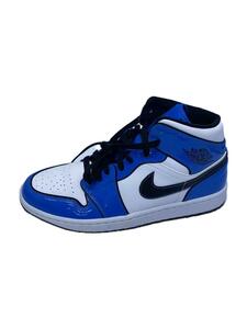 NIKE◆AIR JORDAN 1 MID SE_エアジョーダン 1 ミッド/27.5cm/BLU