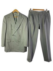 Ermenegildo Zegna◆セットアップ/50/-/GRY/ストライプ/キュプラ100