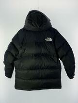 THE NORTH FACE◆HIM DOWN PARKA_ヒムダウンパーカ/S/ナイロン/BLK/無地_画像2