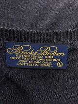 BROOKS BROTHERS◆ニットベスト(薄手)/L/-/GRY_画像3