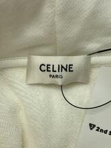 CELINE◆パーカー/M/コットン/WHT/無地/2Y479052H_画像3