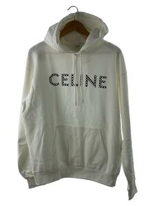 CELINE◆パーカー/M/コットン/WHT/無地/2Y479052H