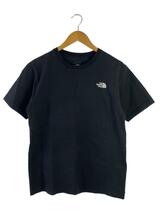 THE NORTH FACE◆S/S NUPTSE COTTON TEE_ショートスリーブ ヌプシ コットン ティー/L/コットン/BLK/無_画像1