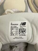 NEW BALANCE◆ローカットスニーカー/27.5cm/CRM/スウェード/M2002REK_画像5