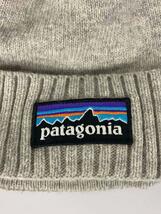 patagonia◆ニットキャップ/FREE/ウール/グレー/メンズ/ロゴ/ワッペン/29206FA19_画像4