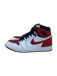 NIKE◆AIR JORDAN 1 RETRO HIGH OG_エアジョーダン 1 レトロ ハイ OG/27cm/WHT/レサ