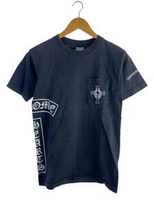 CHROME HEARTS◆Tシャツ/S/コットン/BLK