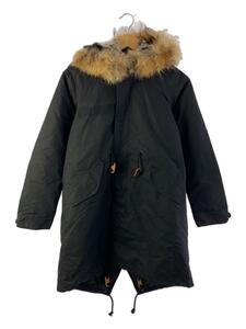 SHIPS* mountain parka /36/ cotton /BLK/314-15-0124