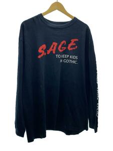 SUB-AGE.◆長袖Tシャツ/2/コットン/BLK/16AW-SATS-01