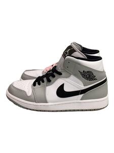 NIKE◆AIR JORDAN 1 MID/27cm/GRY