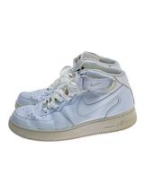 NIKE◆AIR FORCE 1 MID 07/エアフォースミッド/ホワイト/315123-111/28cm/WHT/レザー_画像1