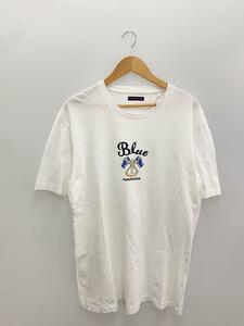 BLUE BLUE◆Tシャツ/XL/コットン/WHT
