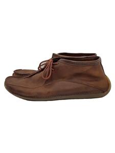 Clarks◆ローカットスニーカー/UK8.5/BRW/レザー/0605500629