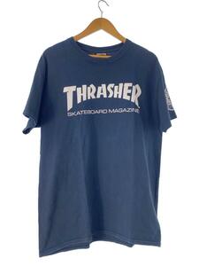 THRASHER◆Tシャツ/L/コットン/BLK