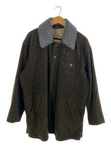 JOSEPH ABBOUD◆コート/L/ウール/ブラウン/チェック/0375-CCCJC-GA-0007