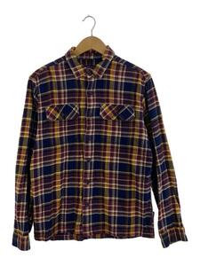 patagonia◆FJORD FLANNEL SHIRT/54130FA14/ネルシャツ/S/コットン/マルチカラー/チェック/