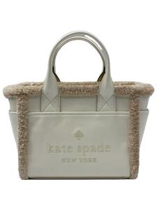 kate spade new york◆ショルダーバッグ/エナメル/CRM/KE516