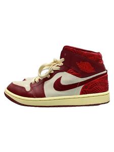 NIKE◆AIR JORDAN 1 MID SE_エアジョーダン 1 ミッド SE/26cm/RED