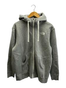 THE NORTH FACE◆REARVIEW FULL ZIP HOODIE_リアビュー フルジップ フーディー/L/コットン/GRY