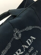 PRADA◆canapa/トートバッグ/キャンバス/IDG/TDKJBJG/B1872※全体に汚れあり_画像7