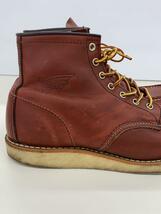 RED WING◆レースアップブーツ/US9/BRD/レザー/9106_画像7