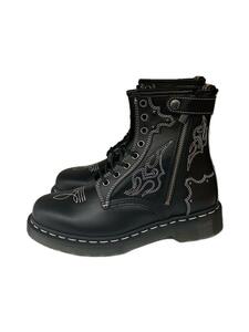 Dr.Martens◆24SS/ゴシックアメリカーナ8ホールブーツ/UK6/BLK/レザー/1460 GA