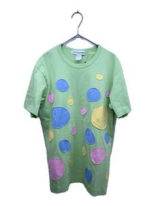 COMME des GARCONS SHIRT◆ドット/Tシャツ/S/コットン/GRN/S26117