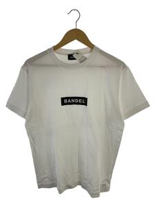 BANDEL/ロゴTシャツ/M/コットン/WHT/無地