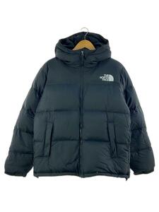 THE NORTH FACE◆NUPTSE HOODIE_ヌプシフーディー/XL/ナイロン/BLK/無地