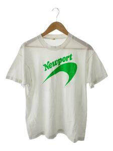 NEWPORT/Tシャツ/XL/コットン/WHT/ホワイト/使用感・毛羽立ち有