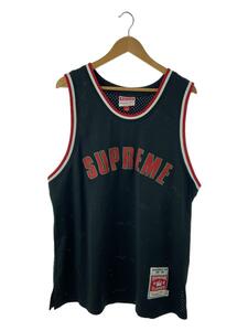 Supreme◆タンクトップ/XL/ポリエステル/BLK/Mitchell & Ness Basketball Jersey