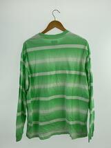 Supreme◆長袖Tシャツ/M/コットン/GRN/ボーダー/20SS/Fade Stripe L/S Tee_画像2