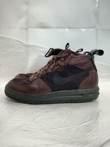 NIKE◆LUNAR FORCE 1 FLYKNIT WORKBOOT/ルナフォースフライニット/ボルドー/28.5cm/BR