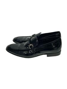 Salvatore Ferragamo◆パテントローファー/UK7/エナメル/BLK/45256