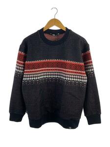 THE NORTH FACE◆WS TEKSWEATER_ウインドストッパーテックセーター/M/ポリエステル/BLK