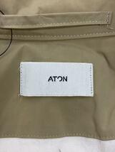 ATON◆23SS/VENTILE SUEDE STAND FIELD COAT/4/コットン/CML/無地/7055505_画像3