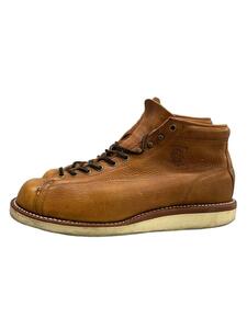 CHIPPEWA◆ブーツ/US9.5/CML/レザー/91074