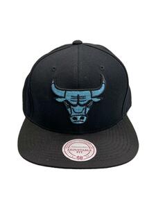 mitchell&ness◆キャップ/-/BLK/メンズ/ブルズ