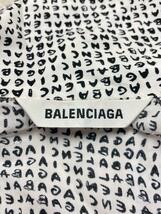 BALENCIAGA◆半袖シャツ/34/レーヨン/WHT/総柄/JP57 2020 02848_画像3