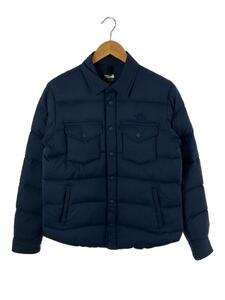 THE NORTH FACE◆STUFFED SHIRT_スタッフドシャツ/M/ナイロン/NVY/無地