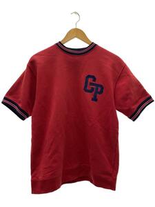 Champion◆00s/スウェット/M/コットン/RED/プリント/ゴールドウィン製/半袖スウェット/クルーネック