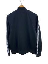 A BATHING APE◆APE JERSEY TOP/トラックジャケット/M/ポリエステル/BLK/001SWJ201009M_画像2