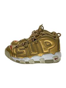 NIKE◆AIR MORE UPTEMPO/エアモアアップテンポ/ゴールド/902290-700/27cm/GLD